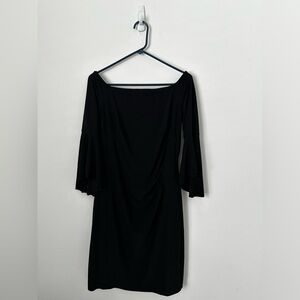 Black off the shoulder Lauren ralph Lauren black dress